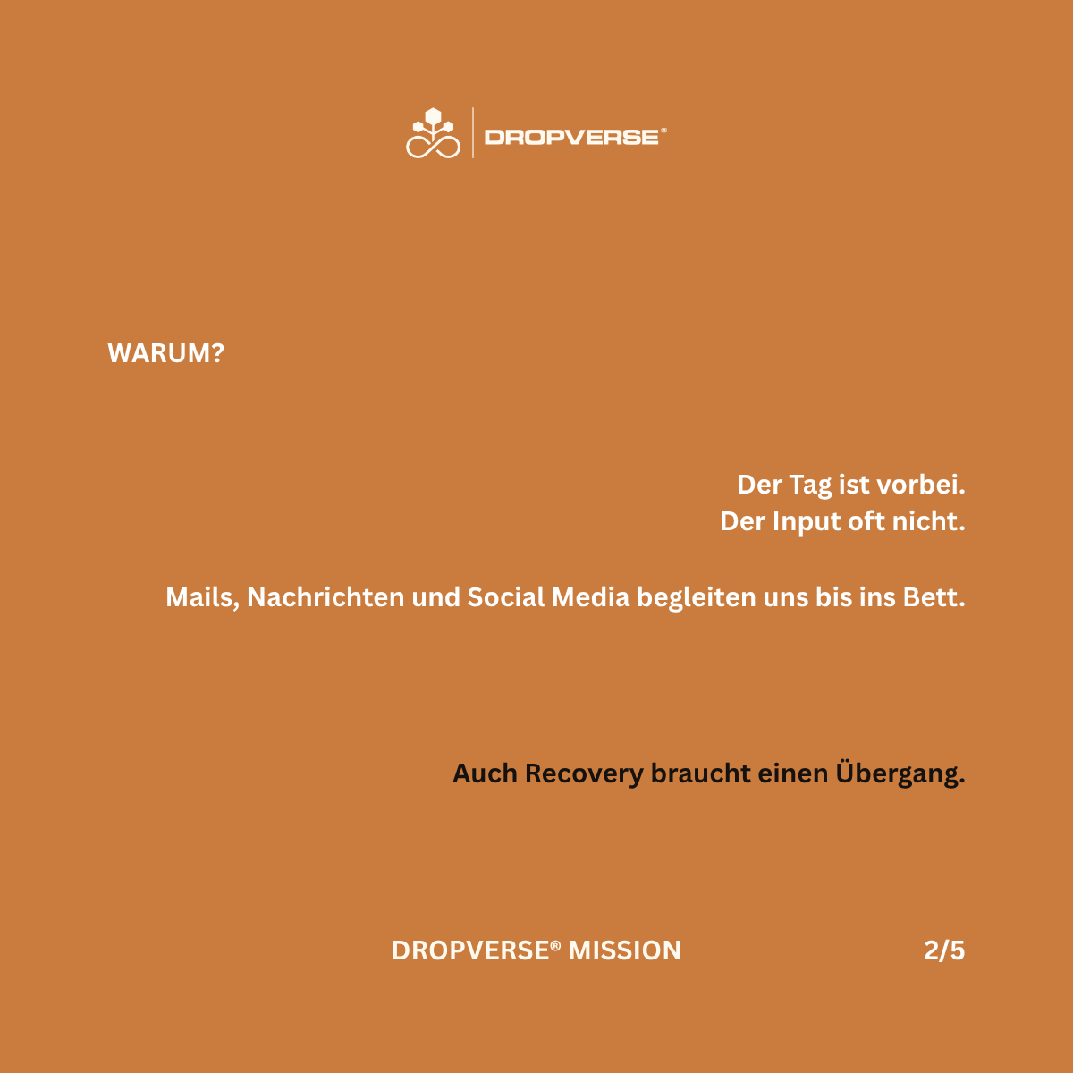 DROPVERSE® MISSION Level 1, Mission 04 "Disconnect", Seite 2 - Warum